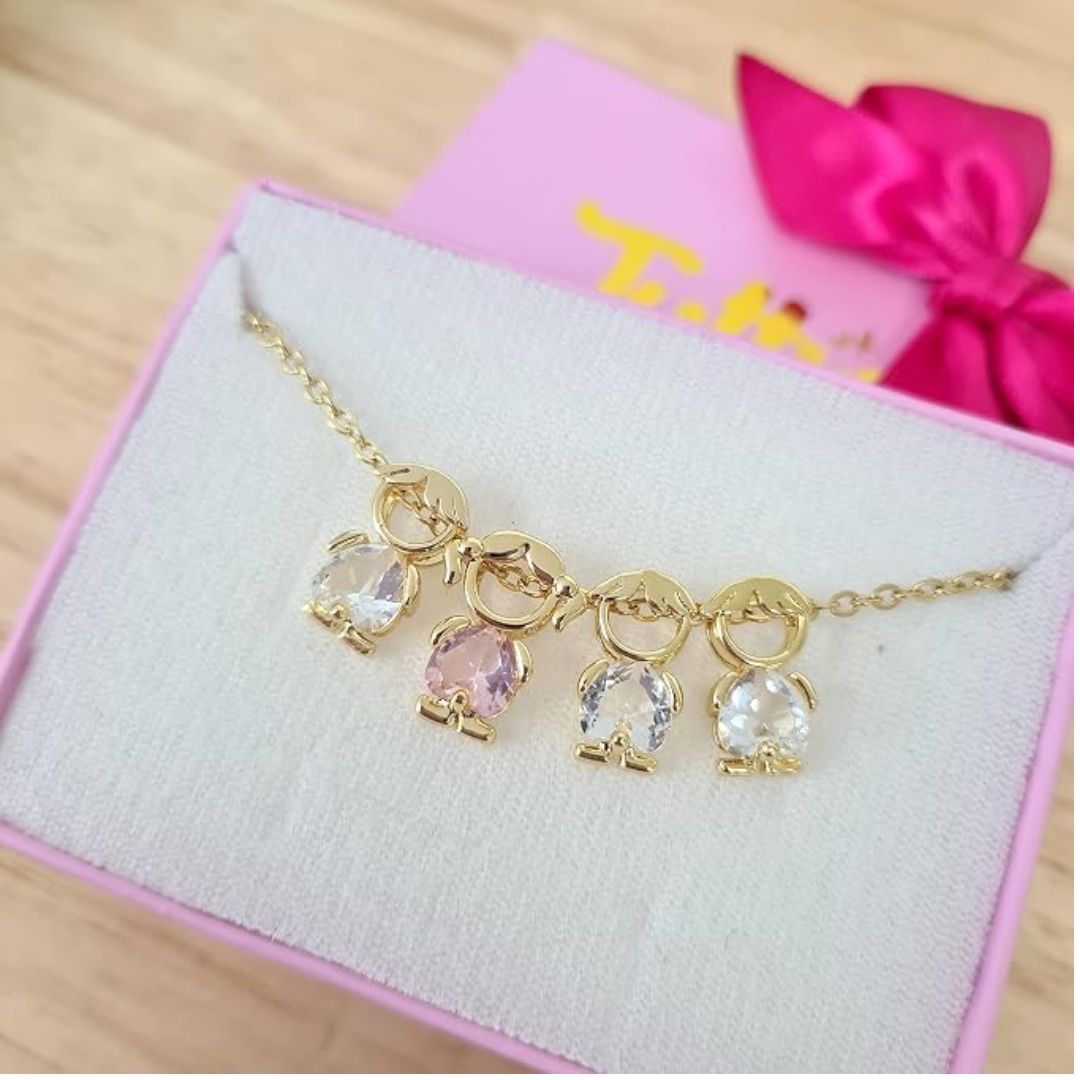 Collar Personalizado con Figuras de Hijos